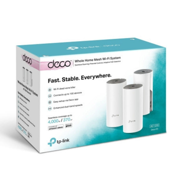 TP-Link Deco E4 (3 Pack) AC1200 Whole Home Mesh WiFi System