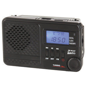AR1721 - AM/FM/SW Rechargeable Radio with MP3