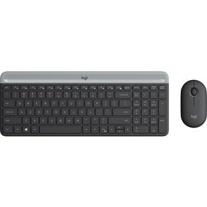 Logitech MK470 Slim Combo Keyboard & Mouse - Black