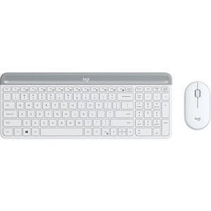 Logitech MK470 Slim Combo Keyboard & Mouse - White