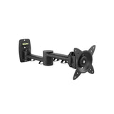 CW2942 - 13-27 inch LCD Monitor Swing Arm Wall Brkt Tilt/Swivel/Rotate Spirit/Lvl Anti-Theft 15Kg