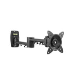 CW2942 - 13-27 inch LCD Monitor Swing Arm Wall Brkt Tilt/Swivel/Rotate Spirit/Lvl Anti-Theft 15Kg