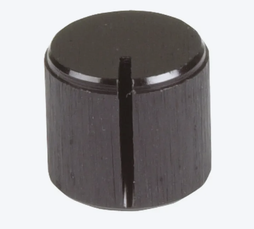 HK7009 - 16mm Black Anodised Knob (Location 12A)