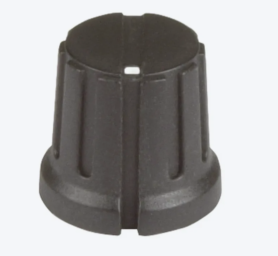 HK7770 - 15mm Metric Push On Knob - Black