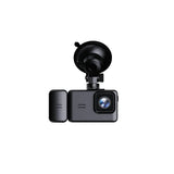 QV3876 - 1080p 3 Channel Dash Camera with 720p Interior and Rear Camera