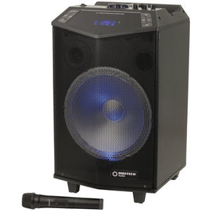 CS2497 - 12" Rechargeable PA Speaker with Wireless Microphone