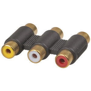 PA3564 - Gold 3 X RCA Socket to 3 X RCA Socket