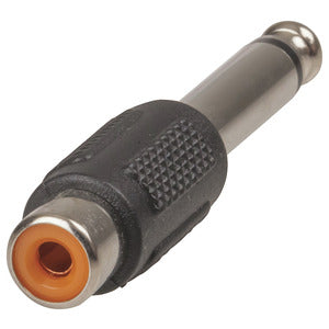 PA3592 - 6.5mm Mono Plug to RCA Socket Adaptor