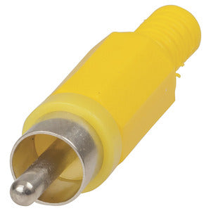 PP0243 - Yellow RCA Plug Plastic