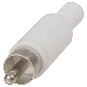 PP0244 - White RCA Plug Plastic