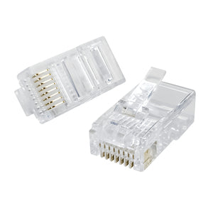 PP1434 - 8 Pin US Type Telephone Plugs for Stranded Cable Pk.5