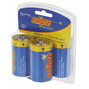 SB2321 - Eclipse Alkaline D Batteries (4pack)