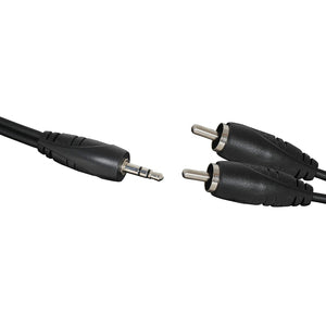 WA7017 - 3.5mm Stereo Plug to 2 x RCA Plug Audio Cable