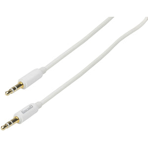 WA7500 - Slim 3.5mm Stereo Plug to 3.5mm Stereo Plug Cable 2m